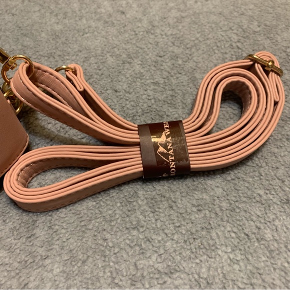 Montana West Pink quilted Crossbody Cell Phone bag RFID with full wallet NWT - Picture 6 of 9